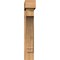Ekena Millwork Imperial Block Smooth Bracket w/ Offset Brace, Western Red Cedar, 7 1/2"W x 32"D x 44"H BKT0806X32X44IMP05SWR - alternate 2
